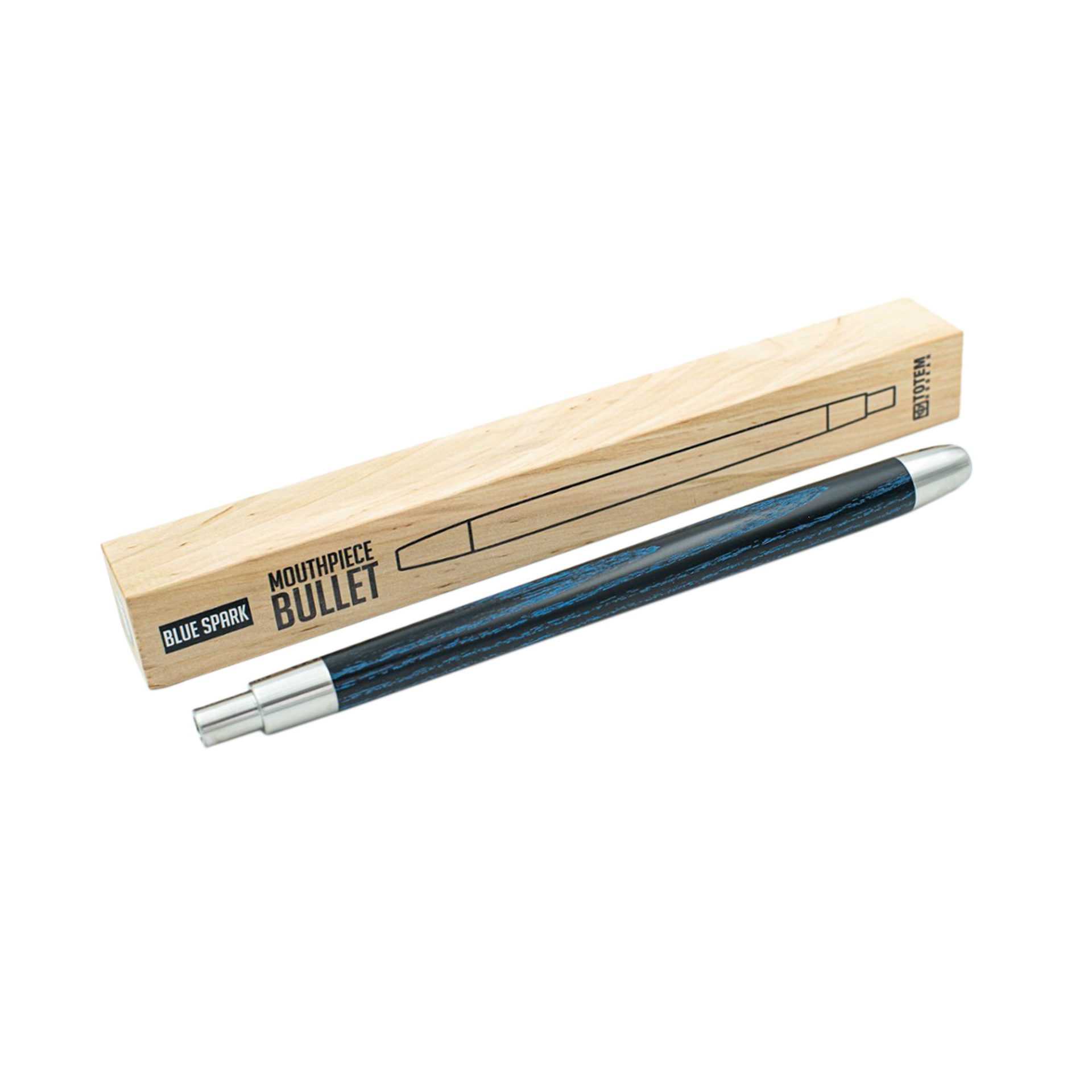 Totem Bullet Blue Spark hookah mouthpiece