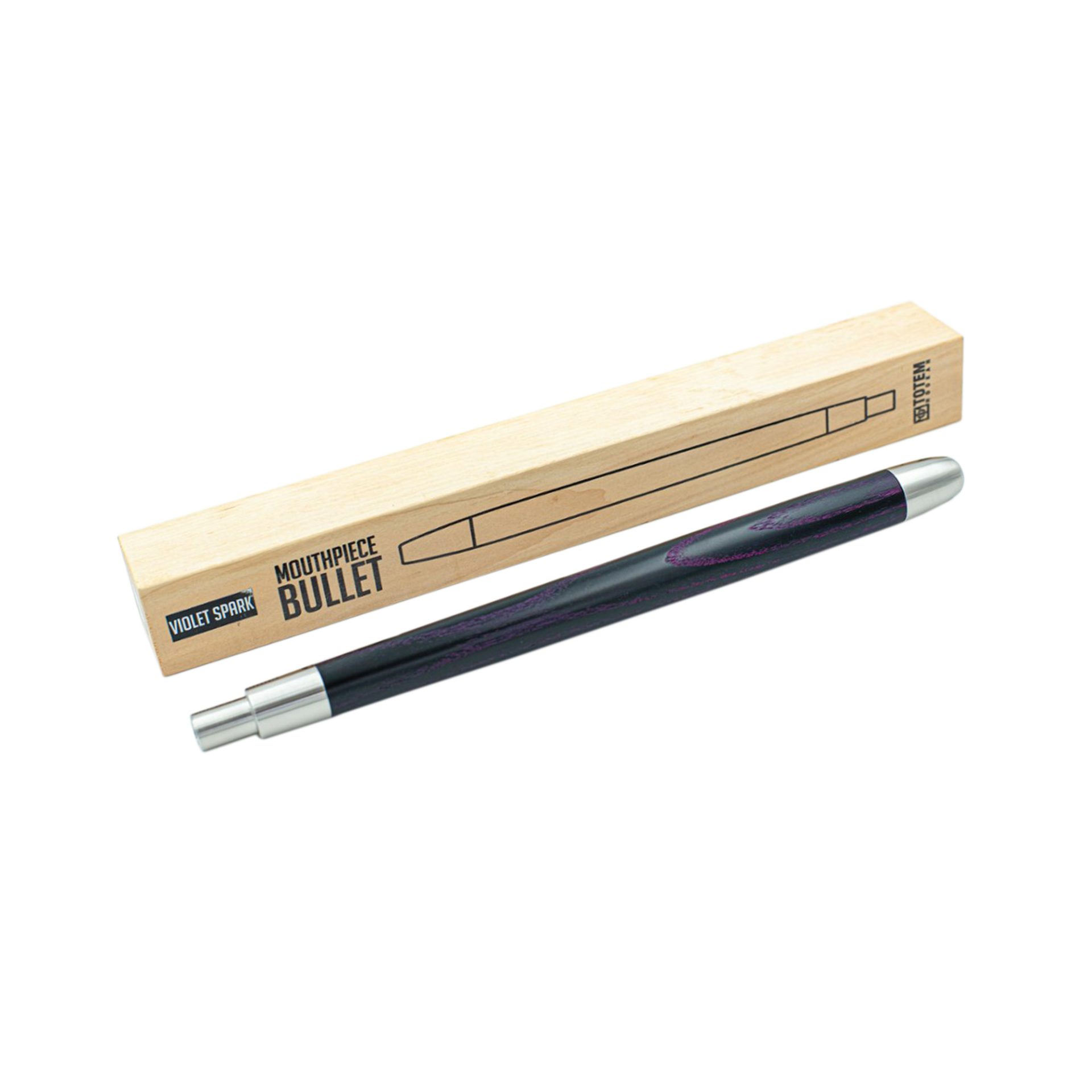 Totem Bullet Violet Spark hookah mouthpiece