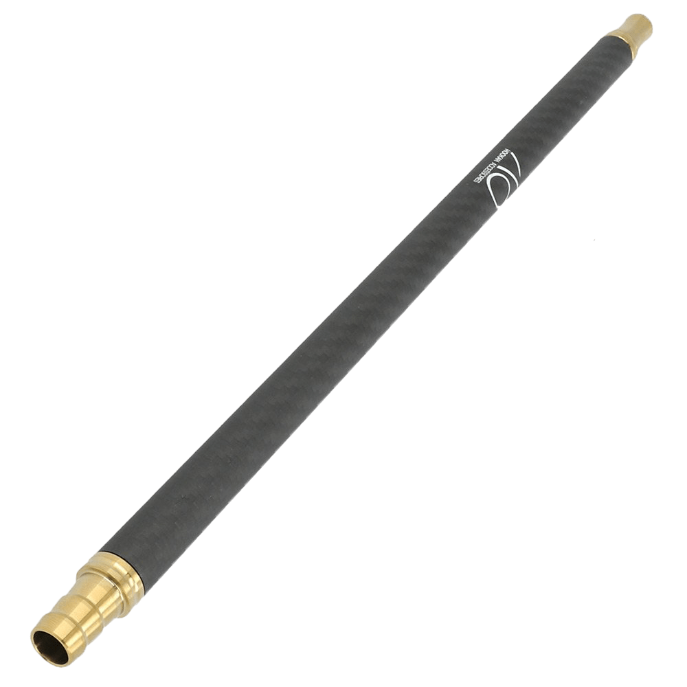 AO Carbon Black Matt Gold hookah mouthpiece