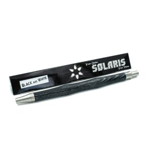 Solaris Black - White hookah mouthpiece