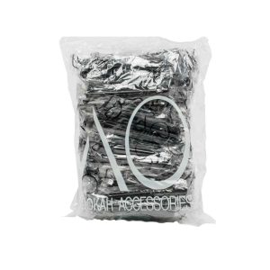 AO disposable mouth tips XL 87mm (50 pcs.) Black
