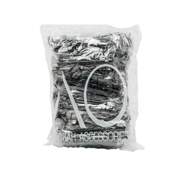 AO disposable mouth tips XL 87mm (50 pcs.) Black
