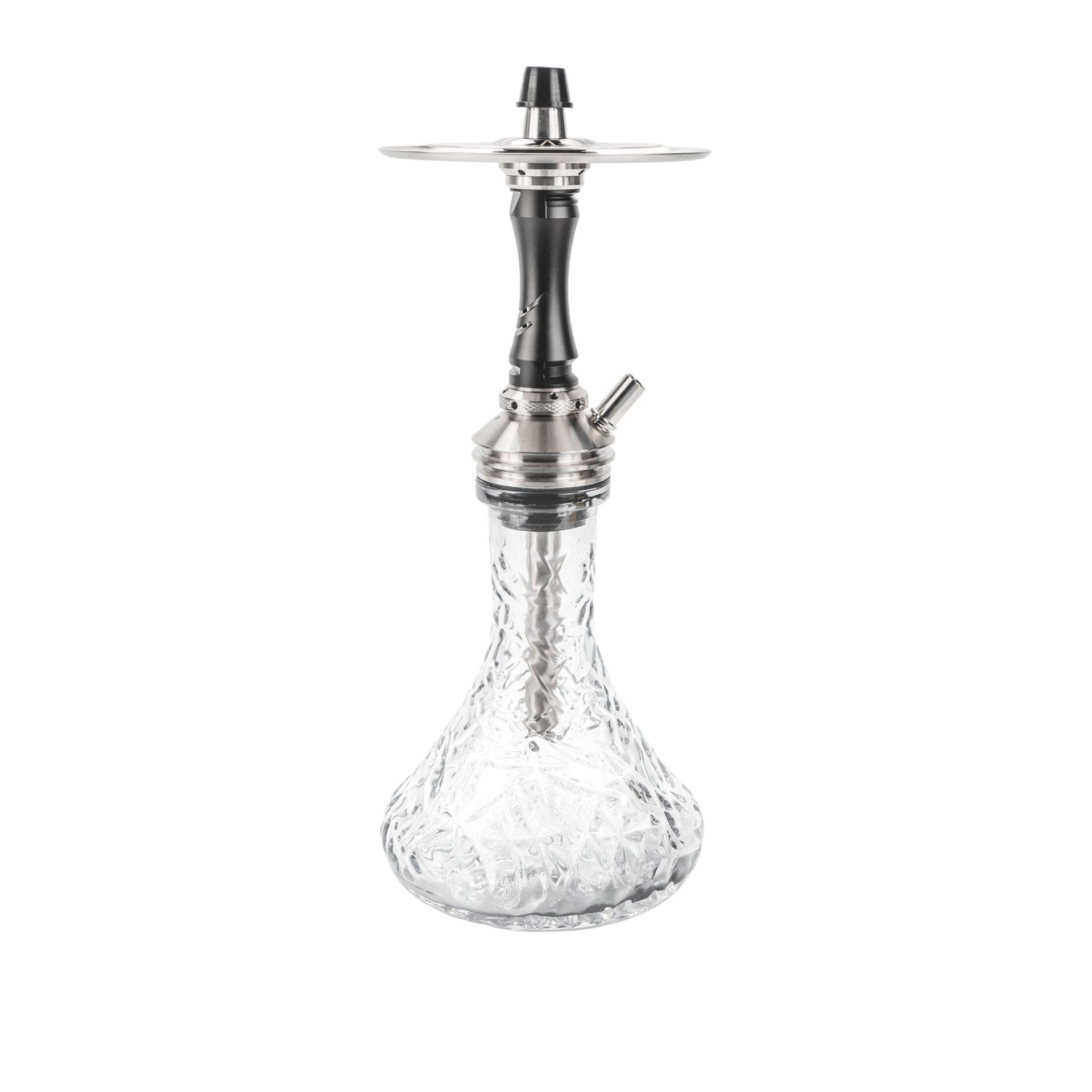 Vyro Spectre Abstract Black Clear Hookah