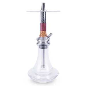 VYRO Penta Red Clear Hookah