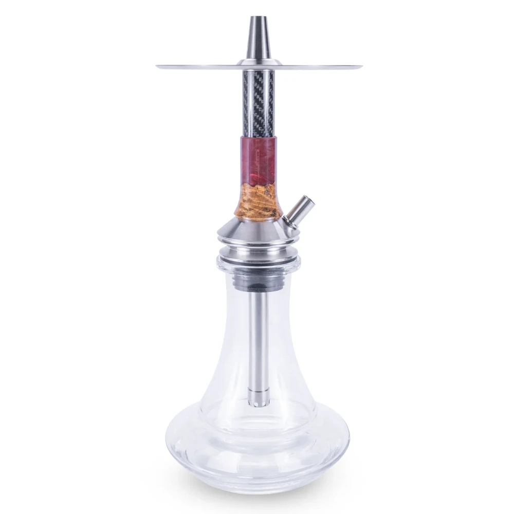 VYRO Penta Red Clear Hookah
