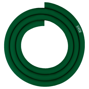 Hoob british racing green silicone hose
