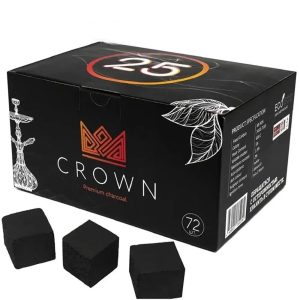 Crown hookah charcoal 1kg (25mm)
