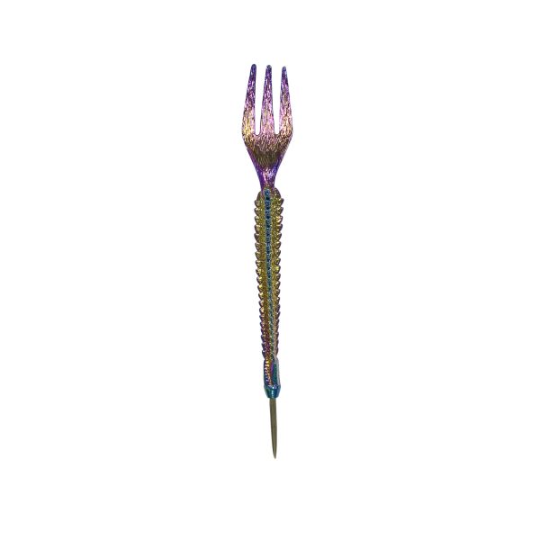 Rainbow Steel Fork and Poker