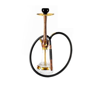 Wookah Gold 24K Walnut Amber Gold Hookah