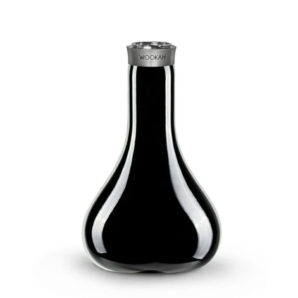 Wookah Smooth Black Vase