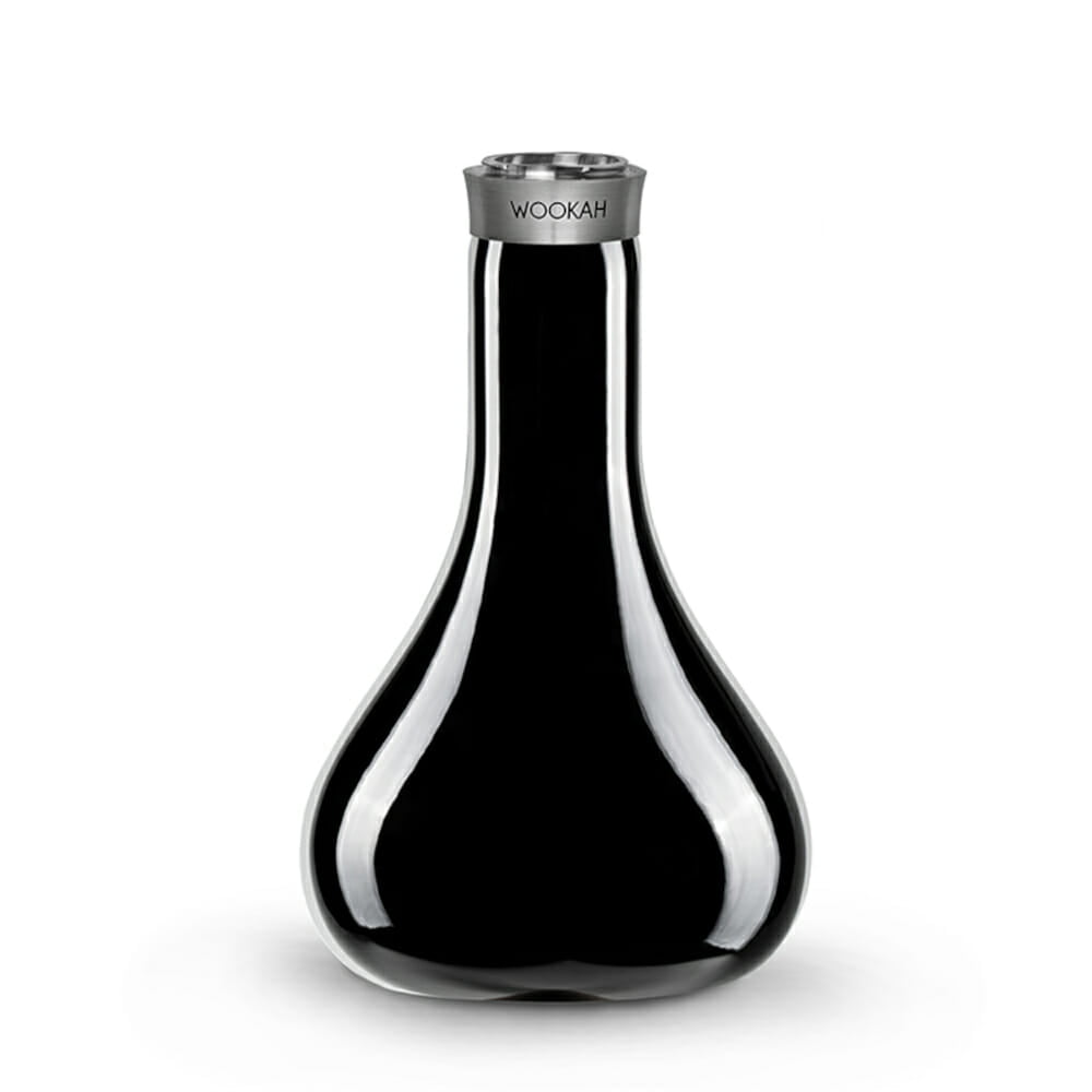 Wookah Smooth Black Vase