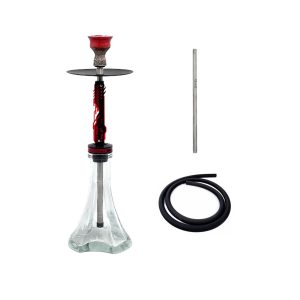 Y.K.A.P. Neo Mod Red Full Set Rocket Hookah