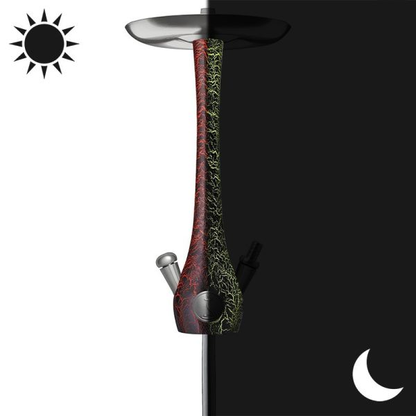 Wookah Lumi Red Hookah - Image 2