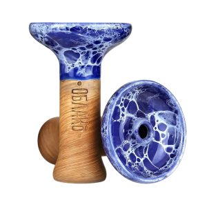 Oblako M Blue White Marble Bowl