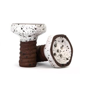 Telamon Evil Screw Glaze White Bowl
