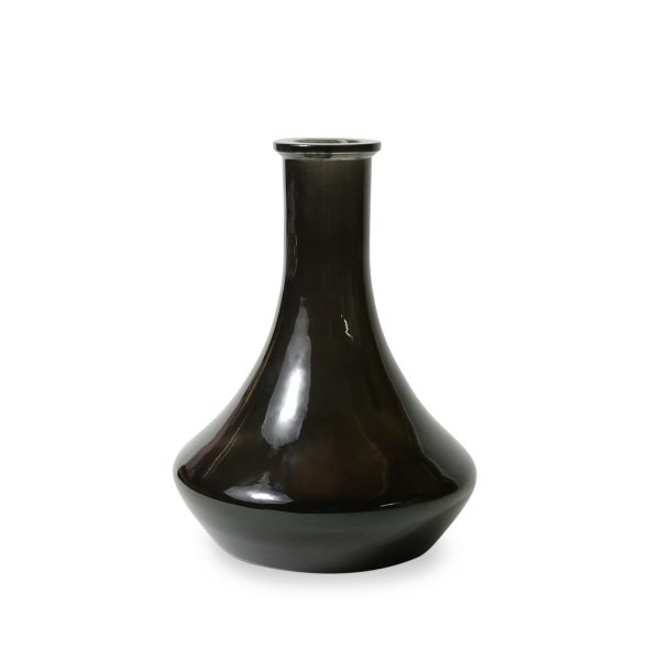 Embery Fluence Glossy Black Hookah Vase