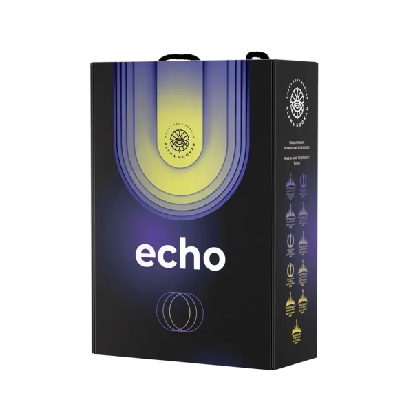 Alpha Hookah ECHO Gold Sapphire Blue Hookah - Image 6