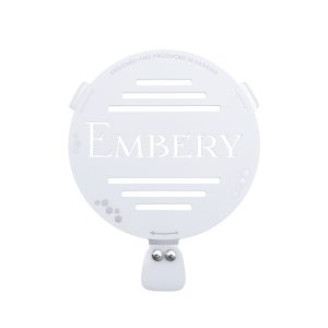 Embery Silver Snow wind cover lid with handle