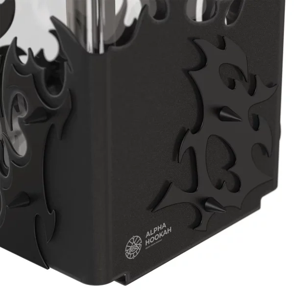 Alpha Hookah Smart EXZO Tribal Black Hookah - Image 5