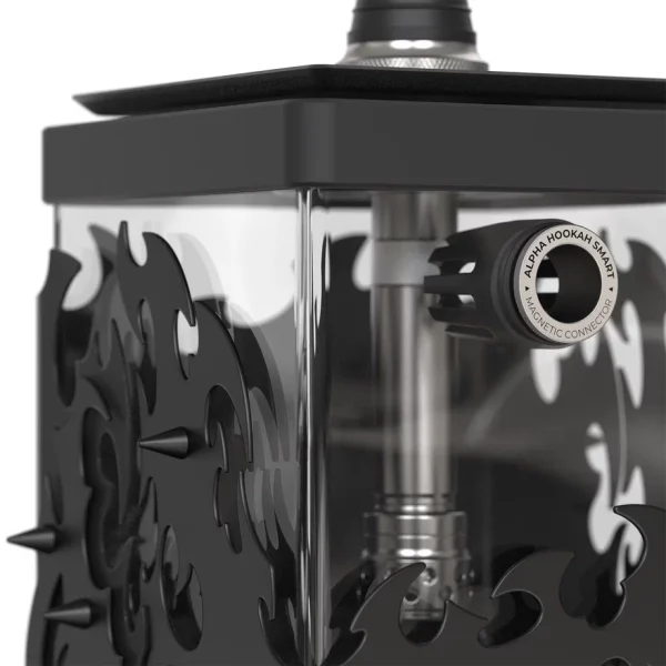 Alpha Hookah Smart EXZO Tribal Black Hookah - Image 4