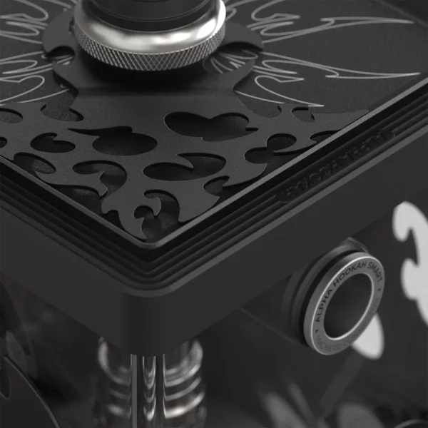 Alpha Hookah Smart EXZO Tribal Black Hookah - Image 3