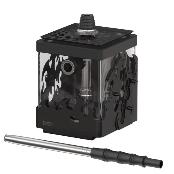 Alpha Hookah Smart EXZO Tribal Black Hookah