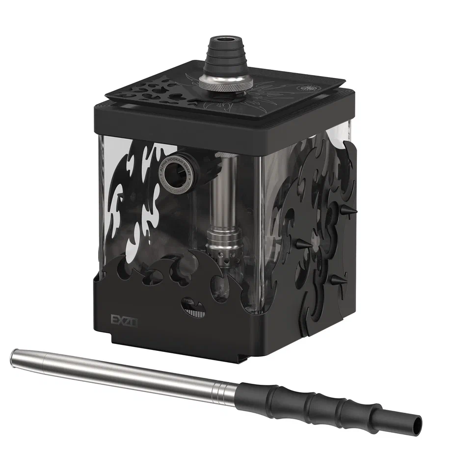 Alpha Hookah Smart EXZO Tribal Black Hookah