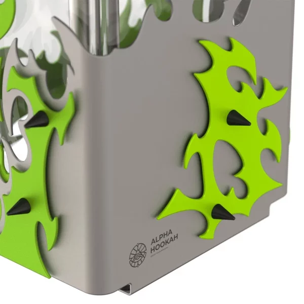 Alpha Hookah Smart EXZO Tribal Lime Hookah - Image 5