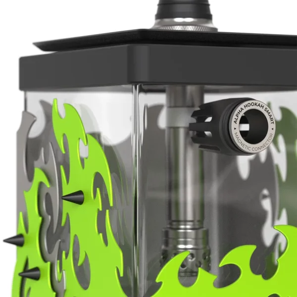 Alpha Hookah Smart EXZO Tribal Lime Hookah - Image 4