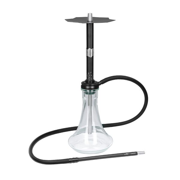 Embery Equal Black Silver Full Set Hookah