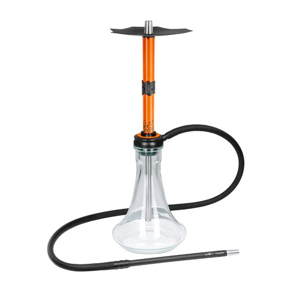 Embery Equal Orange Black Full Set Hookah