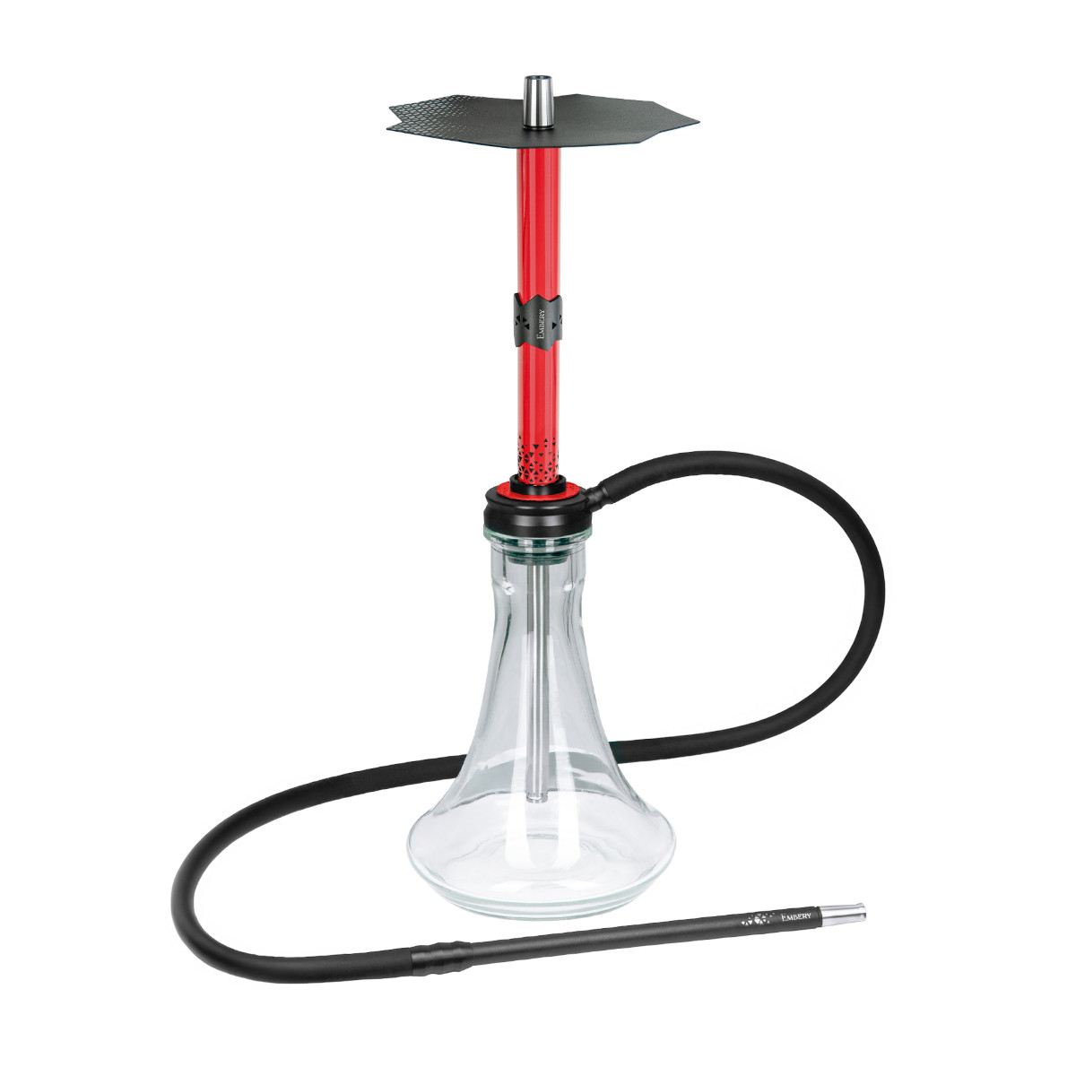 Equal Red Black Full Set Hookah