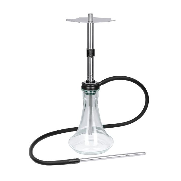 Embery Equal Silver Black Full Set Hookah