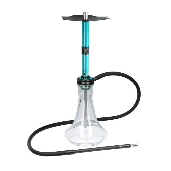 Embery Equal Sky Blue Black Full Set Hookah