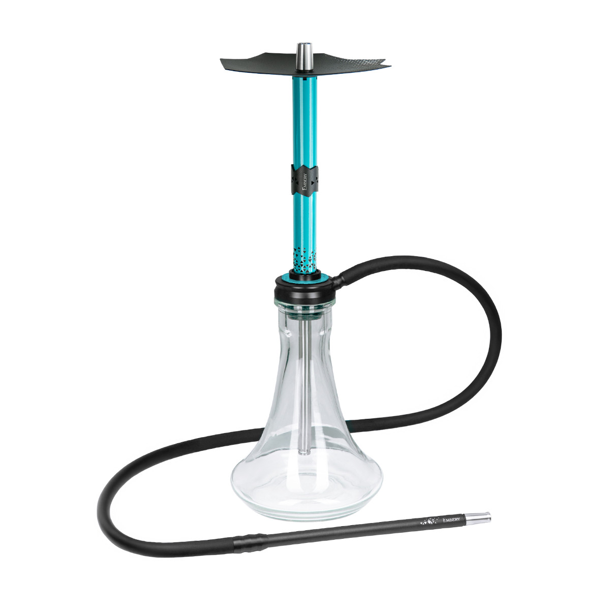 Embery Equal Sky Blue Black Full Set Hookah