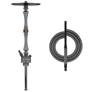 Hoob Mars Space Grey x Black Hookah