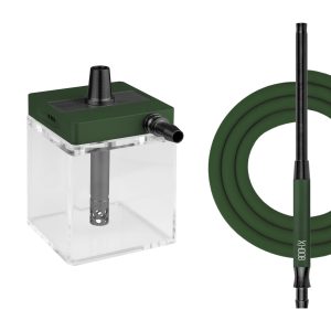 Hoob SubAtom British Racing Green x Black x Clear Hookah