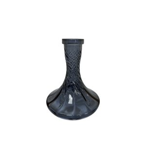 Classic Wave Grey Smoky Hookah Vase