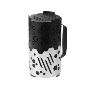 Embery PRO Silver Black Hookah Wind Cover