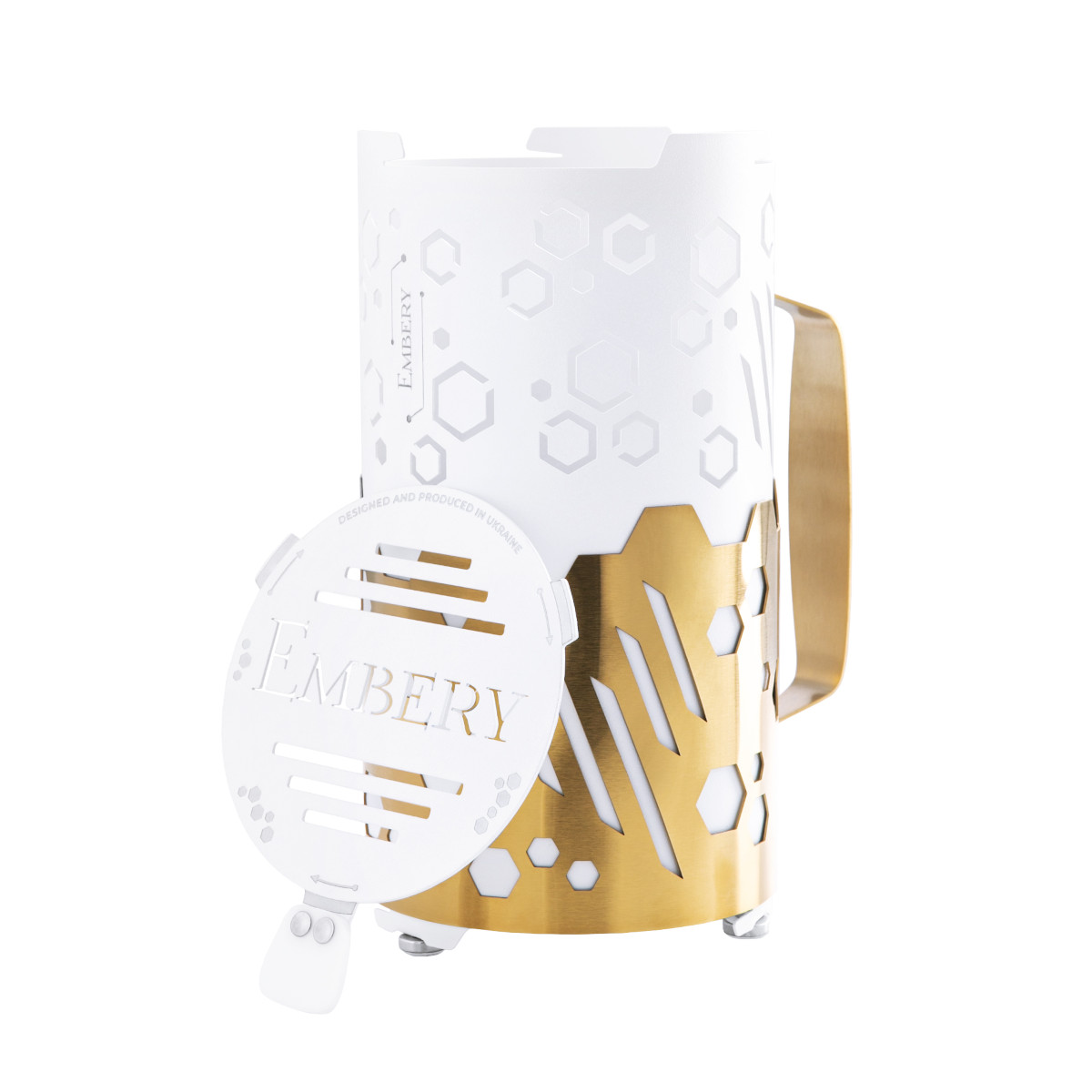 Embery PRO Snow Gold Hookah Wind Cover - Image 2