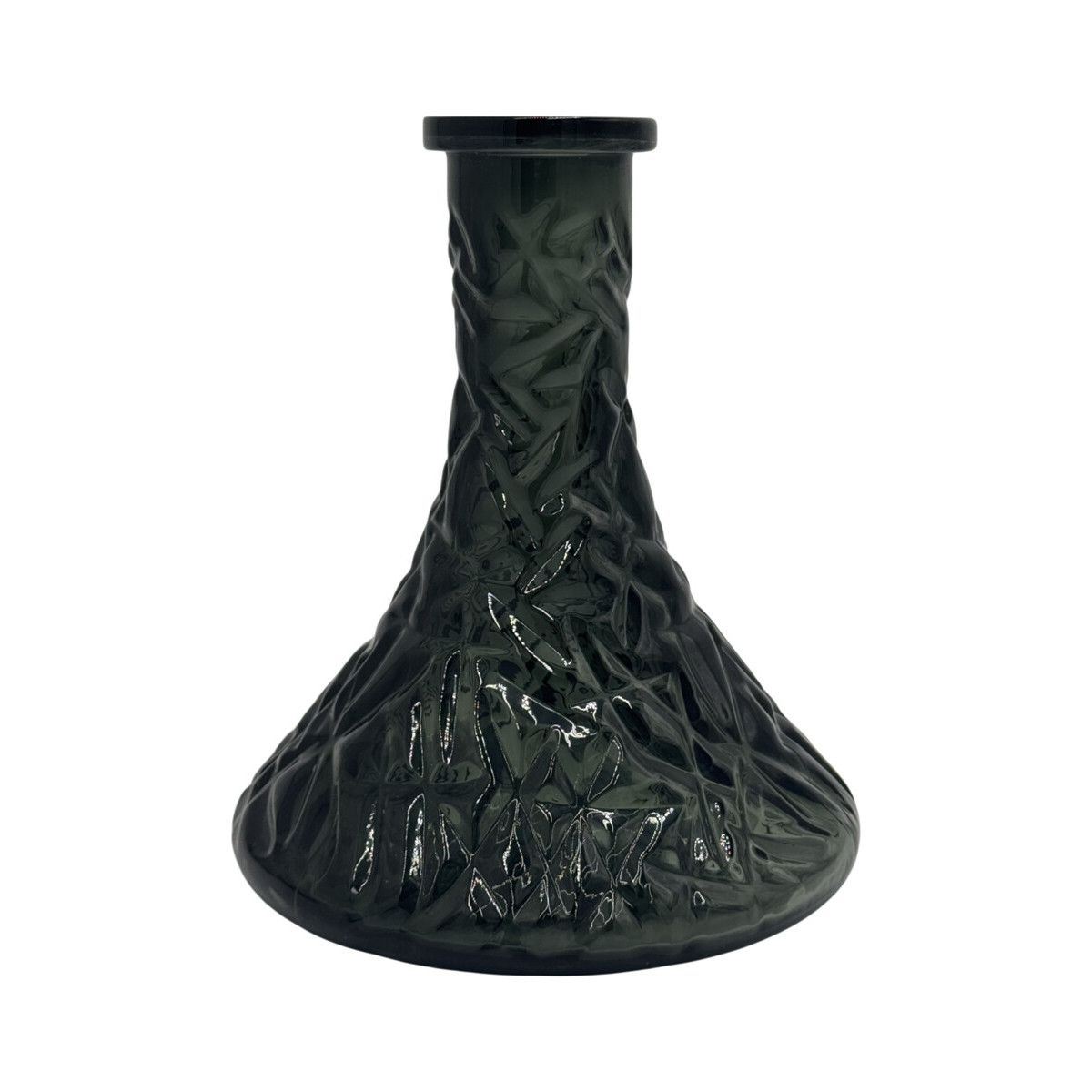 Classic Crystal Middle Black Hookah Vase