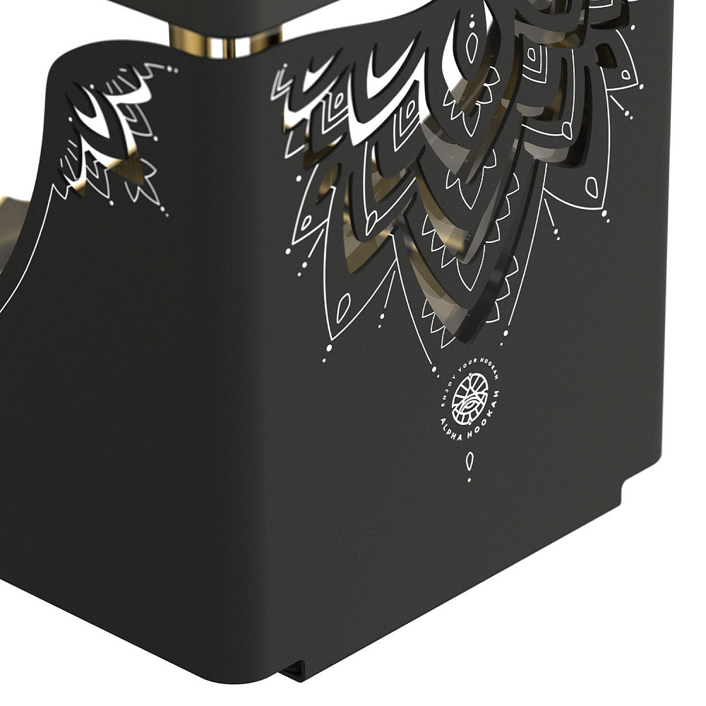 Alpha Hookah Smart EXZO Gold Hookah - Image 4