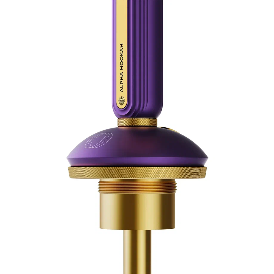 Alpha Hookah ECHO Gold Jade Purple Hookah - Image 3