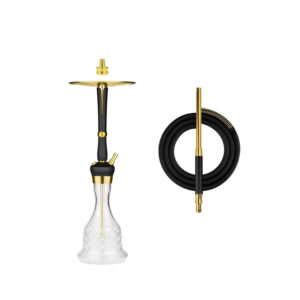 Hoob Enzo Black x Gold + Dzban Hookah
