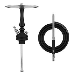 Hoob Mars Mini Black x Stainless Steel Hookah