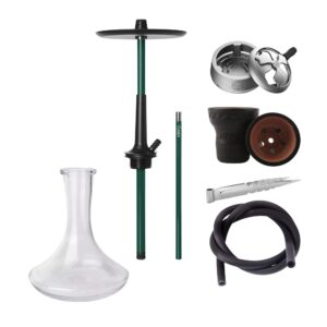 Tiaga Iris Dark Green Full Set Hookah