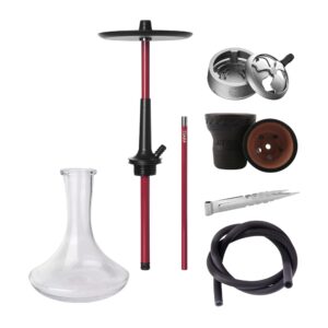 Tiaga Iris Burgundy Full Set Hookah