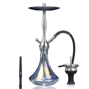 Aladin Alux Captain Silver - Shiny Clear Hookah