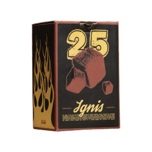 Ignis 25 mm 1kg hookah charcoal