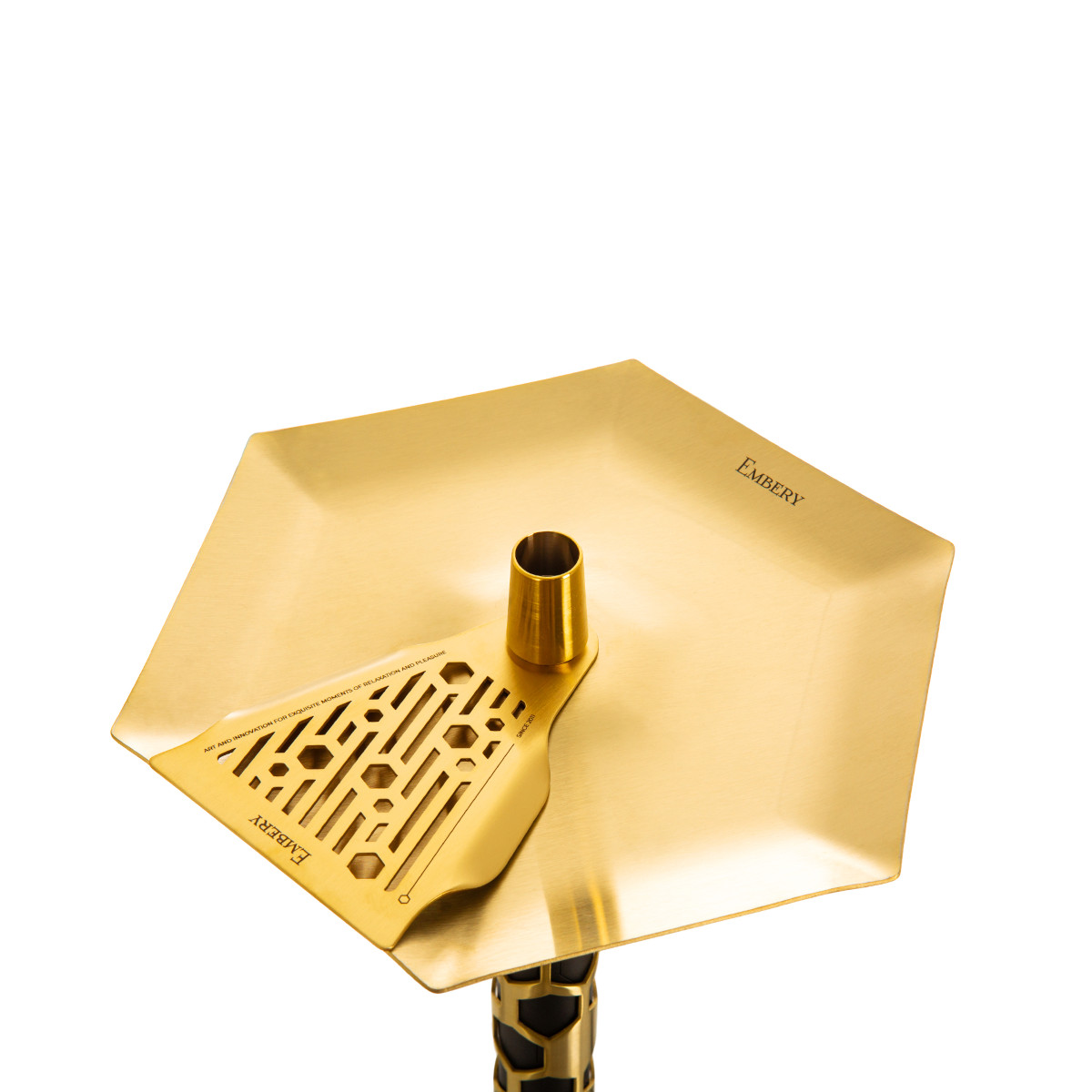 Embery MONO-H 4.0 Supreme Gold Black Hookah - Image 4